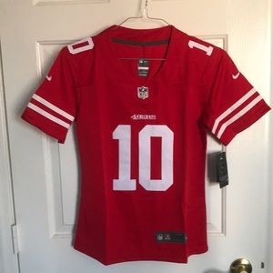 Brand New with tags Womens size M Nike 49ers Jersey
